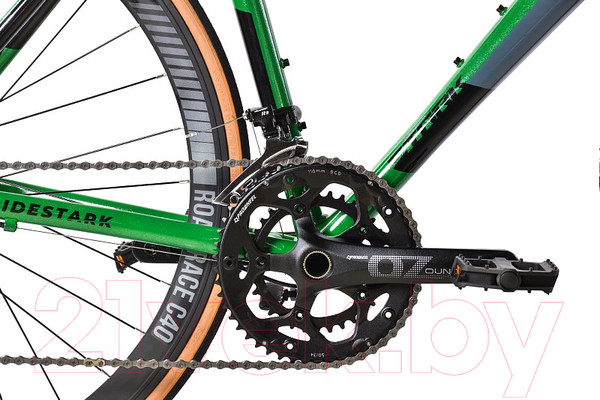 Изображение товара Велосипед STARK Peloton 700.4 D 2024 (18,  зеленый/черный/серый)