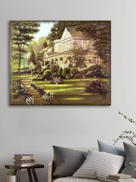 Изображение товара Картина Декарт Усадьба, дача, дом... 8Л0070 (в раме)