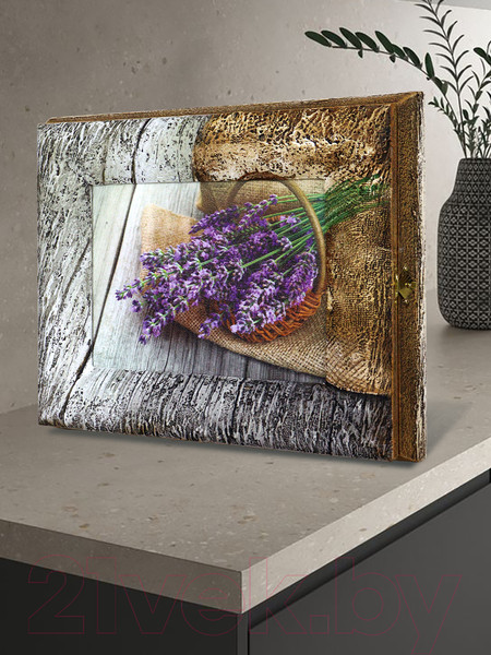 Изображение товара Ключница настенная Декарт Лаванда в корзине 8Л3828