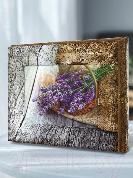 Изображение товара Ключница настенная Декарт Лаванда в корзине 8Л3828
