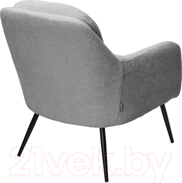 Изображение товара Кресло мягкое M-City Argos / 629M05452 (3018-03 светло-серый шенилл/черный)