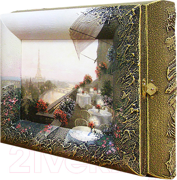 Изображение товара Ключница настенная Декарт Вечер на балконе 8Л1000