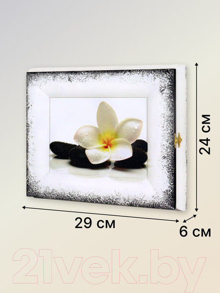 Изображение товара Ключница настенная Декарт Спа в светлых тонах 8Л2137