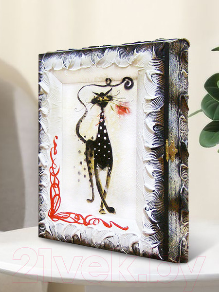 Изображение товара Ключница настенная Декарт Черный котик 8Л0243