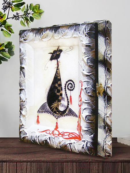 Изображение товара Ключница настенная Декарт Кот на коврике 8Л0998