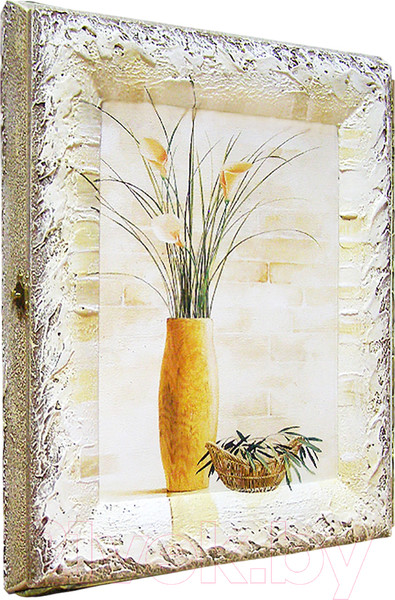 Изображение товара Ключница настенная Декарт Букет розовые розы 8Л0995