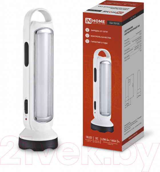 Изображение товара Фонарь INhome СБА 7031DC / 4690612029573