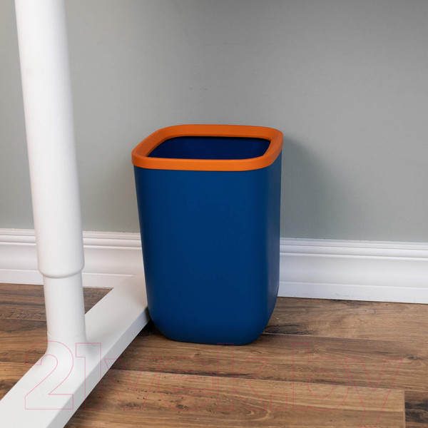 Изображение товара Корзина для бумаг Swed house 64.01.8977 (2шт, синий/оранжевый)