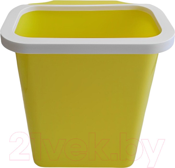 Изображение товара Контейнер для мусора Swed house Papperskorg 34.66.3929 (желтый/белый)