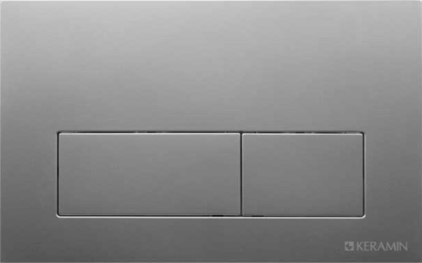 Изображение товара Кнопка для инсталляции Керамин ИнВолл Kей Премиум K5234-К-EEA2 (серебристо-серый)