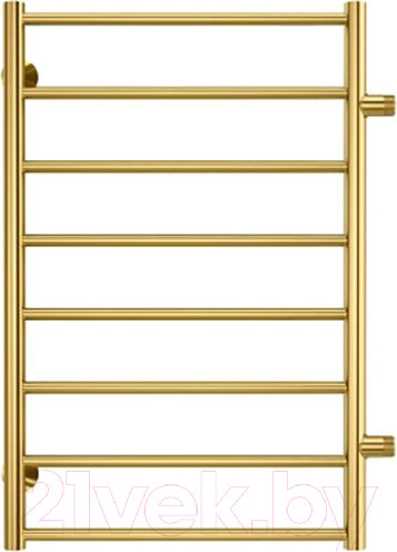 Изображение товара Полотенцесушитель водяной Terminus Аврора П8 500x800 (золото,с боковым подключением 500)