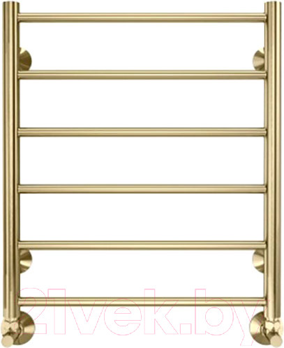 Изображение товара Полотенцесушитель водяной Terminus Аврора П6 500x600 (золото матовое)