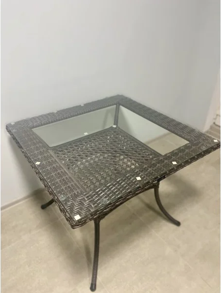 Изображение товара Стол садовый AIKO Deco квадратный 7019П 90x90x75