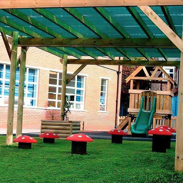 Изображение товара Сетка фасадная Rendell 3x50 30-35% (темно-зеленый)