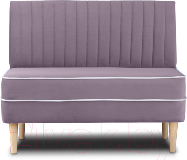Изображение товара Диван Brioli Рони П двухместный 1м (V6/лиловый)