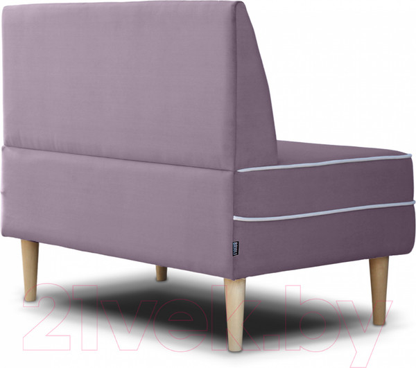 Изображение товара Диван Brioli Рони П двухместный 1м (V6/лиловый)