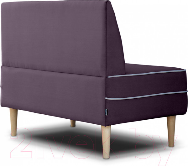 Изображение товара Диван Brioli Рони П двухместный 1м  (V7/фиолетовый)