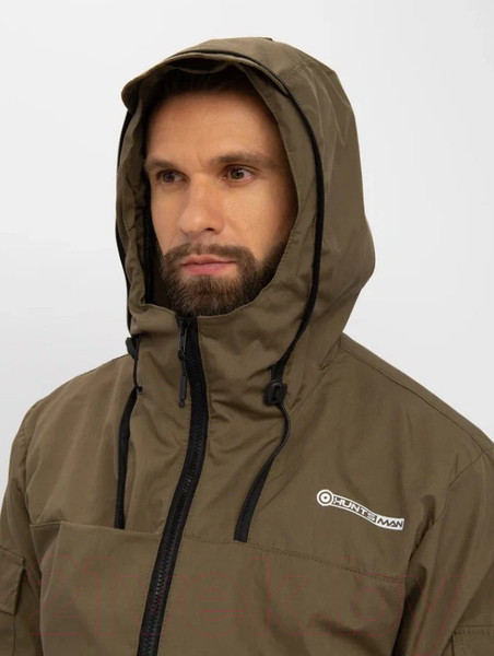 Изображение товара Костюм для охоты и рыбалки Huntsman Стрелок Антимоскит летний Сорочка смесовая Хаки (р-р 52-54/182-188)