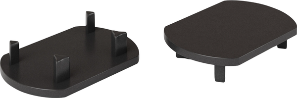 Изображение товара Заглушка для шинопровода Elektrostandard Slim Magnetic Round 85134/00 (2шт, черный)