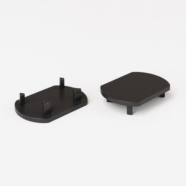 Изображение товара Заглушка для шинопровода Elektrostandard Slim Magnetic Round 85134/00 (2шт, черный)