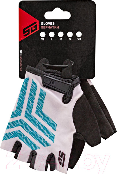 Изображение товара Велоперчатки STG Slim Skin / Х112309-S (S, розовый/синий)