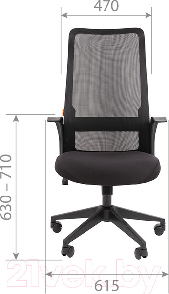 Изображение товара Кресло офисное Chairman 573 (черный/красный)