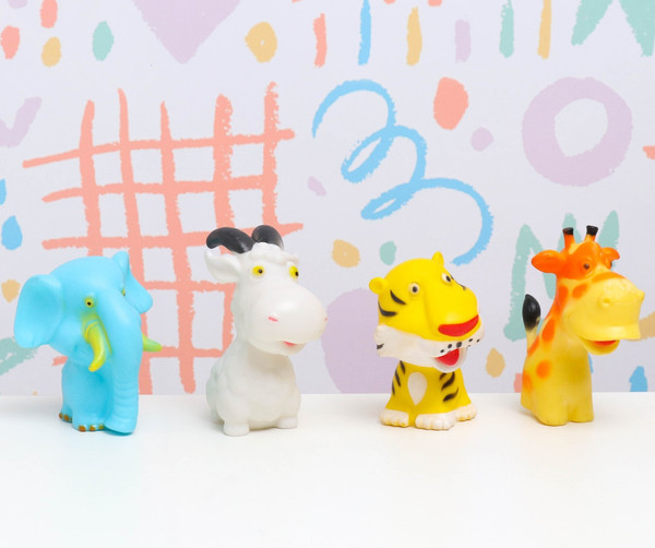 Изображение товара Набор игрушек для ванной UzToy Животные / 10343952 (4шт)