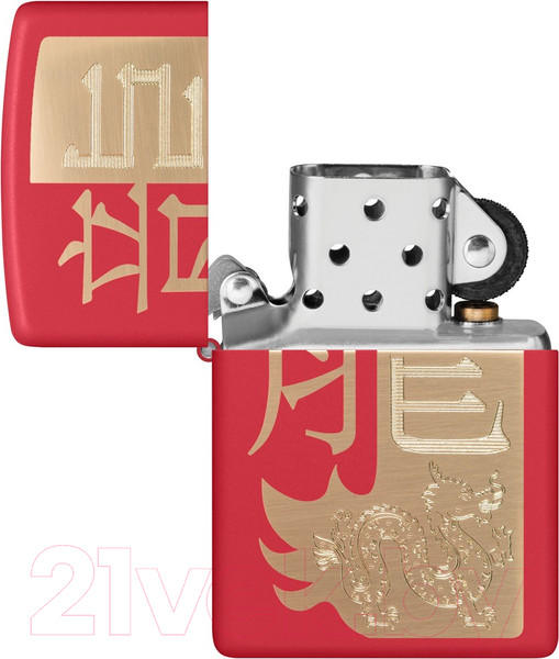 Изображение товара Зажигалка Zippo Year of the Dragon / 48769 (красный)