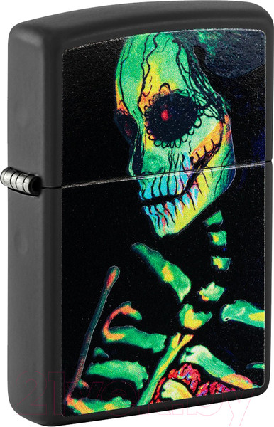 Изображение товара Зажигалка Zippo Skeleton Design / 48761 (черный)