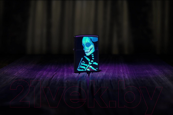 Изображение товара Зажигалка Zippo Skeleton Design / 48761 (черный)