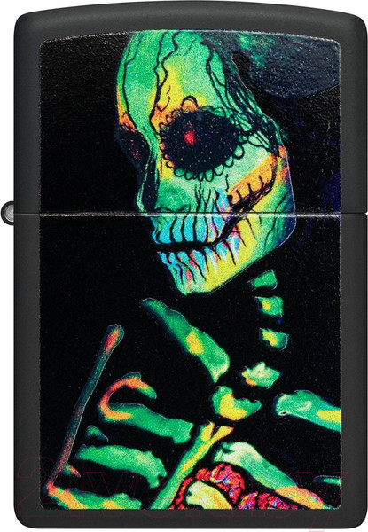 Изображение товара Зажигалка Zippo Skeleton Design / 48761 (черный)