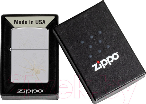 Изображение товара Зажигалка Zippo Spider Design / 48767 (серебристый)