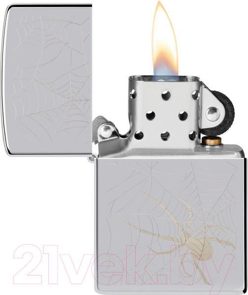 Изображение товара Зажигалка Zippo Spider Design / 48767 (серебристый)