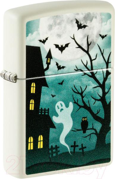 Изображение товара Зажигалка Zippo Spooky Design / 48727 (белый)