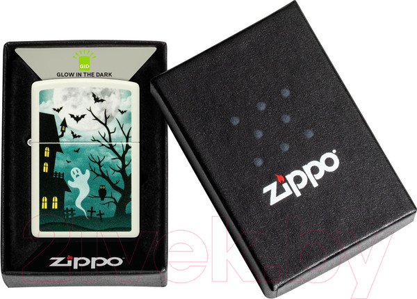 Изображение товара Зажигалка Zippo Spooky Design / 48727 (белый)