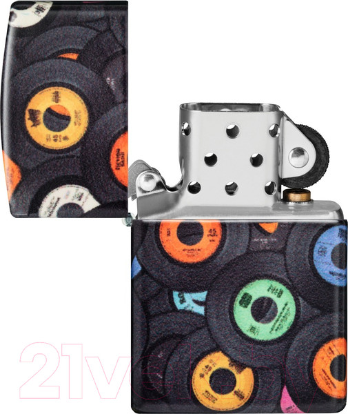 Изображение товара Зажигалка Zippo Records Design / 48770 (черный)