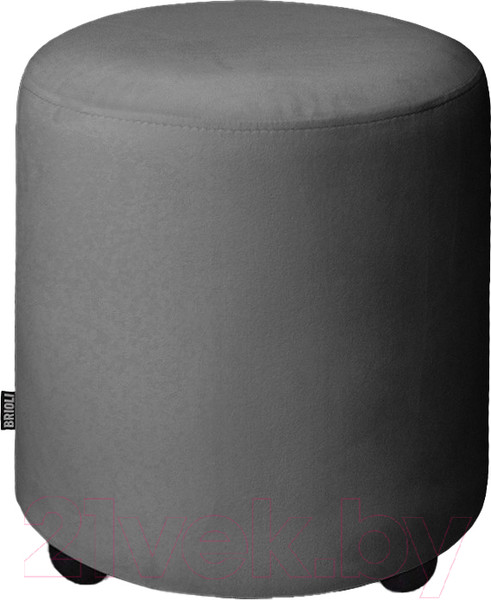 Изображение товара Пуф Brioli Цилиндр (V4/темно-серый)