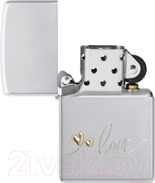 Изображение товара Зажигалка Zippo Love Design / 48725 (серебристый)