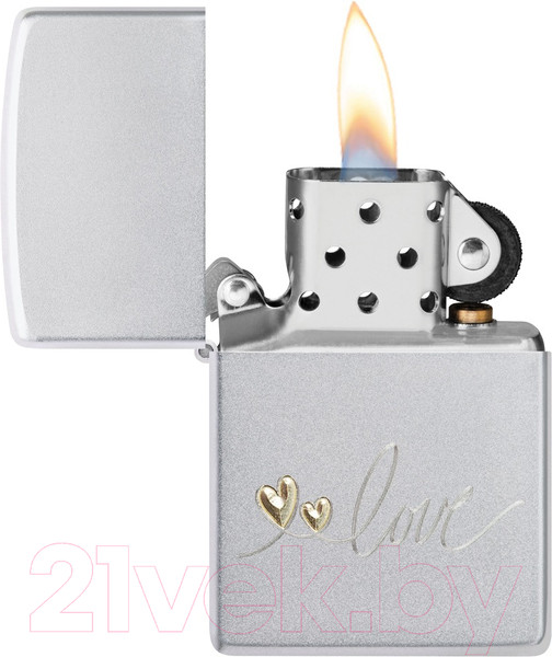 Изображение товара Зажигалка Zippo Love Design / 48725 (серебристый)