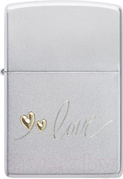 Изображение товара Зажигалка Zippo Love Design / 48725 (серебристый)