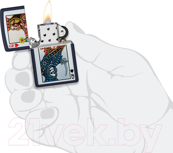 Изображение товара Зажигалка Zippo Queen Design / 48723 (синий)