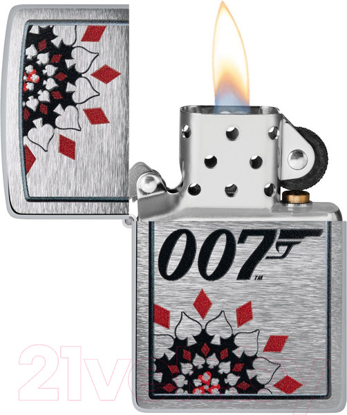 Изображение товара Зажигалка Zippo James Bond / 48734 (серебристый)