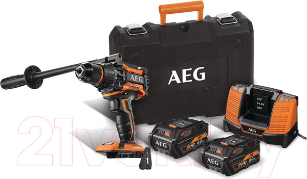 Изображение товара Профессиональная дрель-шуруповерт AEG Powertools BSB18BL LI-602C / 4935464100