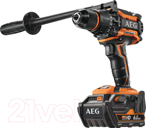 Изображение товара Профессиональная дрель-шуруповерт AEG Powertools BSB18BL LI-602C / 4935464100
