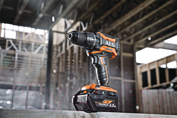 Изображение товара Профессиональная дрель-шуруповерт AEG Powertools BSB18BL LI-602C / 4935464100