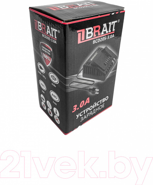 Изображение товара Зарядное устройство для электроинструмента Brait BCD20S-3.0A
