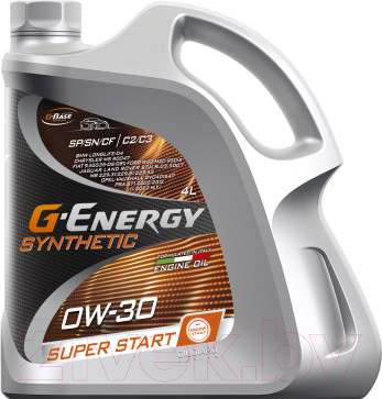 Изображение товара Моторное масло G-Energy Synthetic Super Start 0W30 / 253140488 (4л)