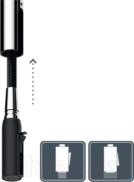 Изображение товара Смеситель Rubineta Bona-33 PO / BO33008