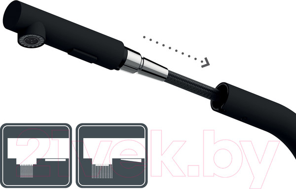 Изображение товара Смеситель Rubineta Bona-35 PO / BO35008