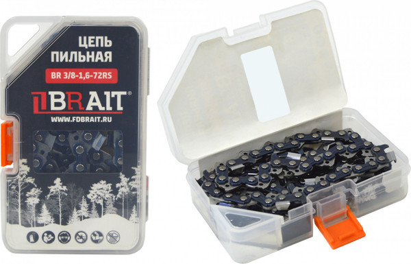 Изображение товара Цепь для пилы Brait BR 3/8-1.6-72 RS